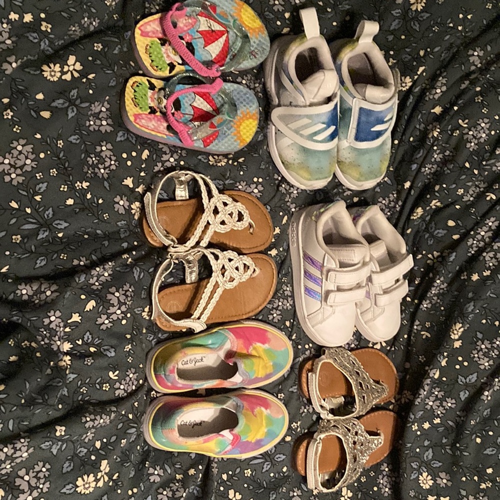 SIZE 7 TODDLER GIRLS SHOE LOT